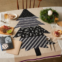 Christmas Tree Tapestry by Echino, Black