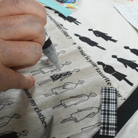 Glitter Fabric Marker - Silver