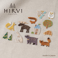 Woodlands Embroidered Patch Set by Hirvi