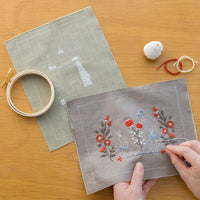 Rabbits & Flowers Wall Hanging Embroidery Kit by FABBRICA
