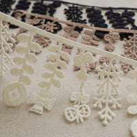 Scandi Flowers Trim, Bronze by Hirvi