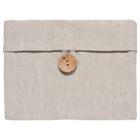 Linen Pouch Embroidery Blanks