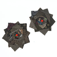 Oshima Tsumugi Silk Quilt Block