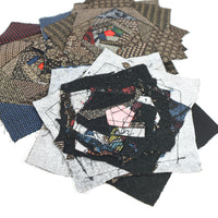 Oshima Tsumugi Silk Quilt Block