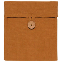 Linen Pouch Embroidery Blanks - Wine Amber