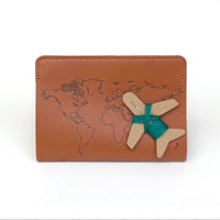 Passport Cover Stitching Kit - Brown Leather