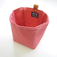 Canvas Bin, Pink