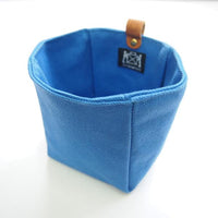 Canvas Bin, Blue