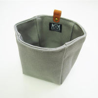 Canvas Bin, Gray