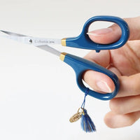 Fine Scissors with Gold Lacquer, Indigo