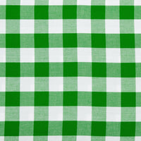 Carolina 1" Gingham, Kelly Green - 1/2yd cut