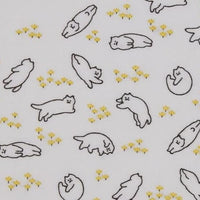 Cat and Flower Embroidery by Suimin