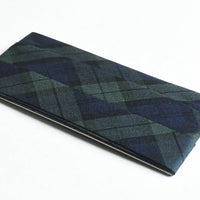 Cotton Bias Tape - Navy Plaid 3/4"