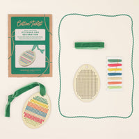 Stitched Egg Ornament Kit