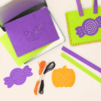 Stitch Your Own Trick-or-Treat Felt Bag