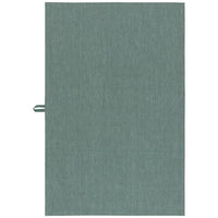 Jade Green Pinstripe Linen Dishtowel Embroidery Blank