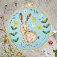 Wild Hare Appliqué Hoop Craft Kit