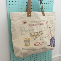 Craft Tools Tote Embroidery Kit