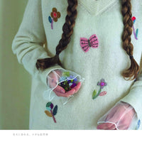 Wool Embroidery in 50 Stitches by Risa Iwata