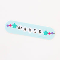 Maker Friendship Bracelet Sticker