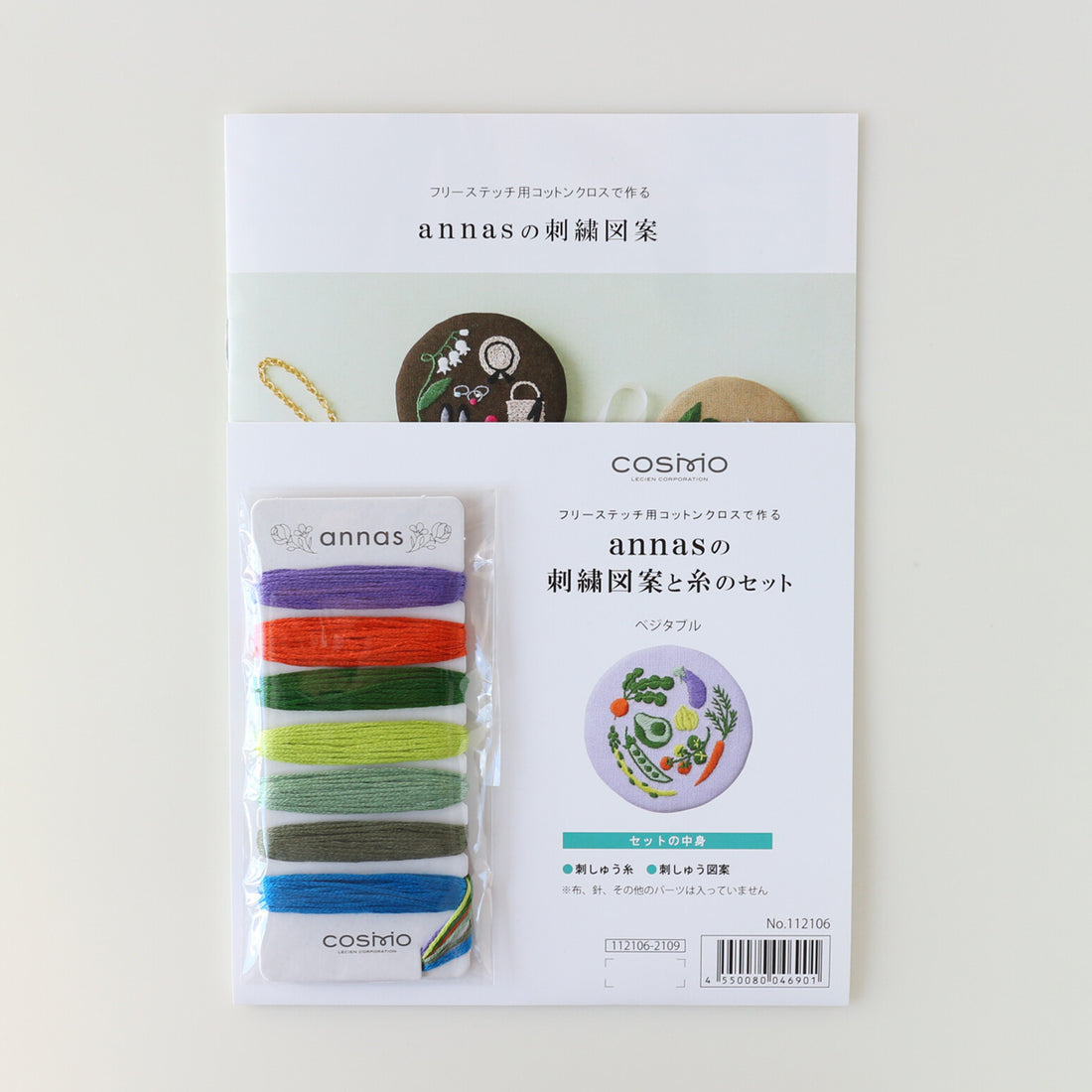 Vegetable Embroidery Floss with Pattern