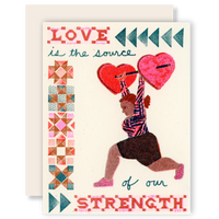 Love is the Source Risograph Card