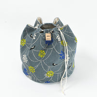 Asa Bucket Bag - Gray Birdie