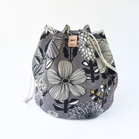 Asa Bucket Bag, Scandi Floral Gray