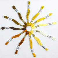 Embroidery Thread Pack - Golden Wheat