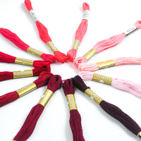 Embroidery Thread Pack - Red Camellia