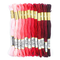 Embroidery Thread Pack - Red Camellia