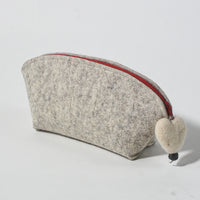 Brigid Wool Pouch - Small Heart