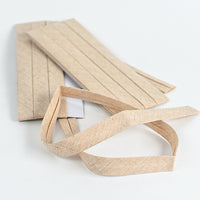 Gauze Bias Tape - Dark Natural 1/2"