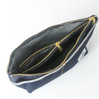 Okayama Denim Large Pouch - Solid Twill