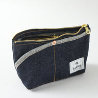 Okayama Denim Small Pouch - Solid Twill