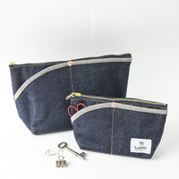 Okayama Denim Small Pouch - Solid Twill
