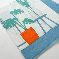 Houseplant Still Life Bandana – Blue