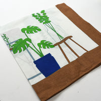 Houseplant Still Life Bandana – Brown