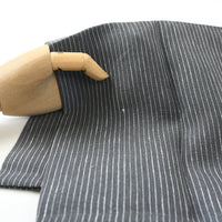 Shadow Pinstripe Linen Napkins Embroidery Blank