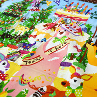 Forest Party Fabric Panel