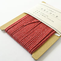 Linen Blend Cord - Red