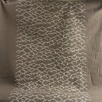 Persimmon Tannin-Dyed Cotton Kasuri – Ryukyu-Style Motif
