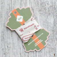 Twill Tape "Handmade" Label Tags