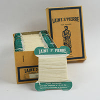Vintage Laine St-Pierre Pure Wool Thread - White