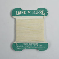 Vintage Laine St-Pierre Pure Wool Thread - White