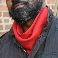 Linen Bandana, Demon Red