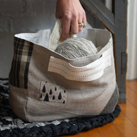 Side Handle Gusset Tote Pattern PDF by KZ Stevens