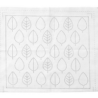 Leaf Sashiko Cloth