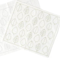 Leaf Sashiko Cloth