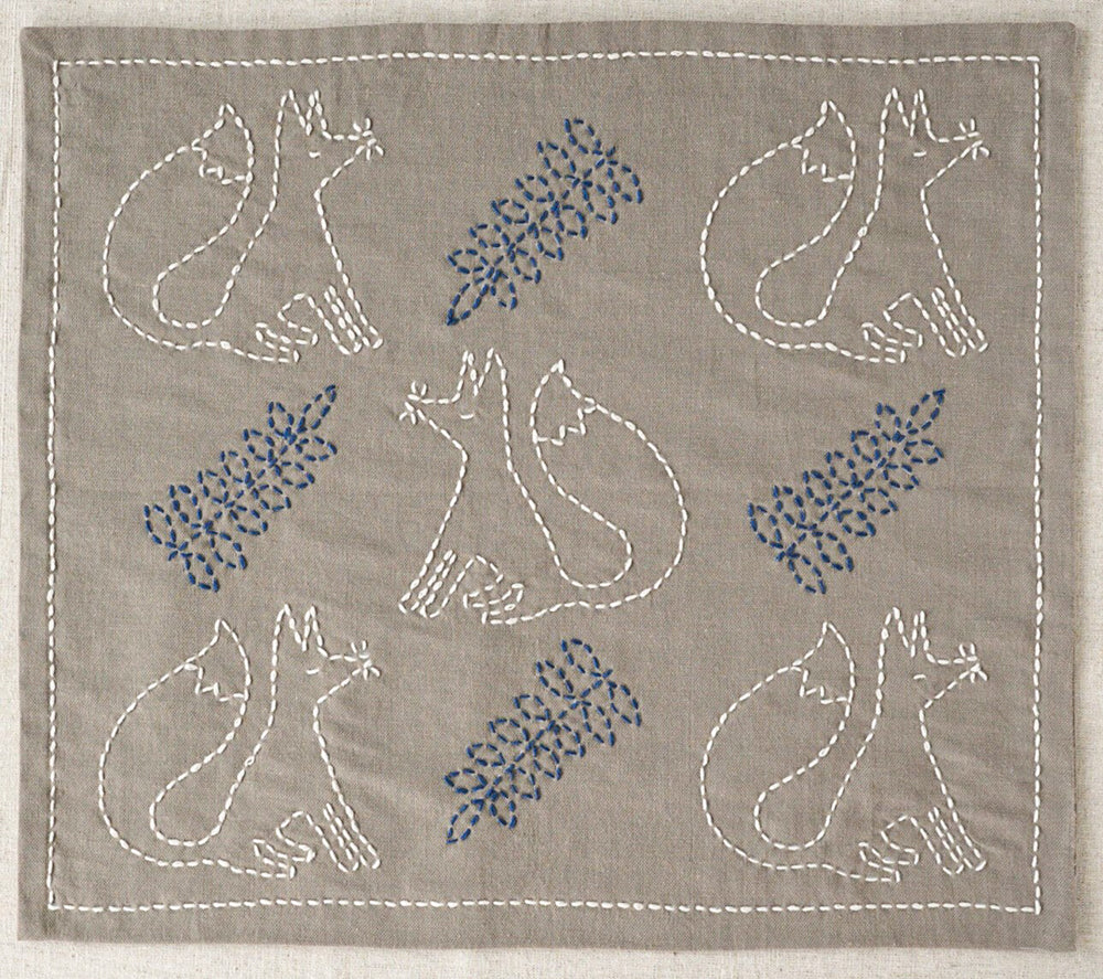 Fox Woodlands Sashiko Kit by Hirvi – Brooklyn Haberdashery